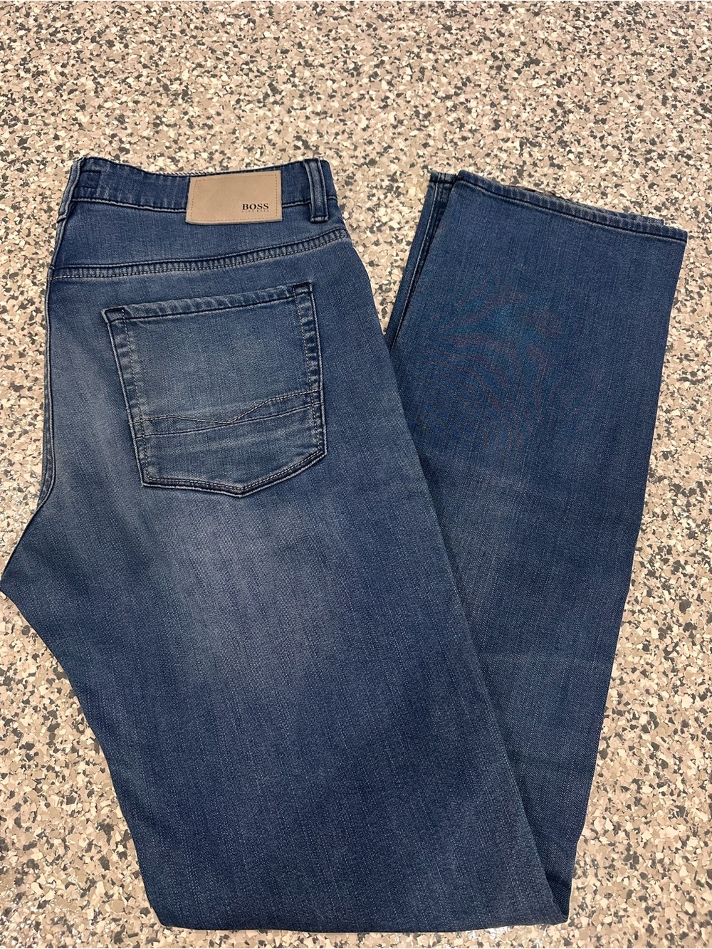 BOSS Maine Men's Straight Leg Jeans